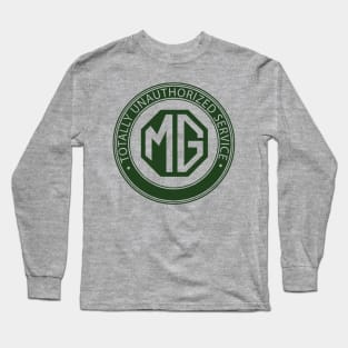 MG cars totally unauthorized service Long Sleeve T-Shirt